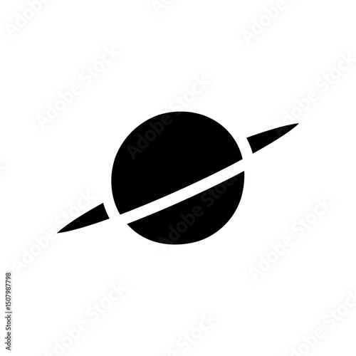 saturn glyph icon