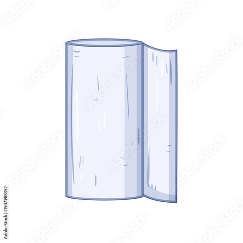 firstaid gauze roll cartoon vector illustration