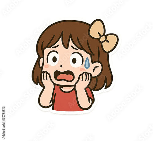 little girl with a lollipop