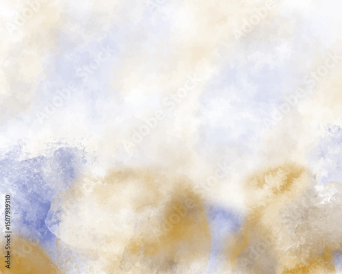 Abstract colorful watercolor for background. Digital art painting.