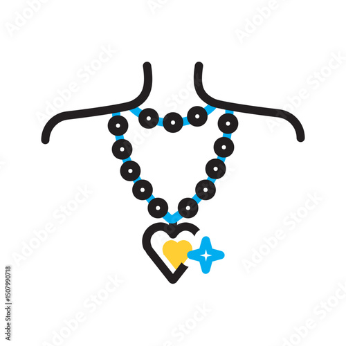 Vector multi color icon for Bling