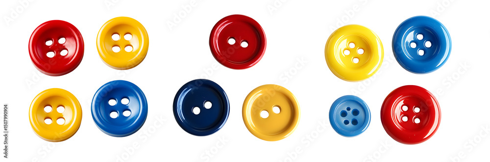 set of Colorful round buttons arranged in a grid. isolated on transparent background set of Colorful round buttons arranged in a grid. isolated on transparent background