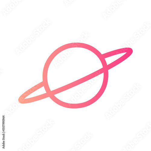 saturn gradient icon