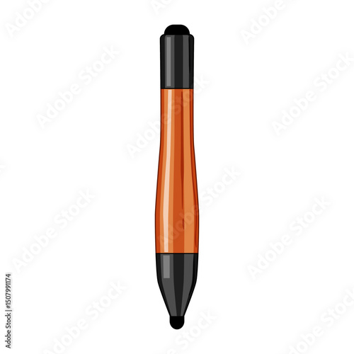 technology interactive whiteboard pen cartoon vector illustration