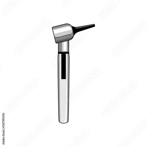 medical otoscope cartoon vector illustration
