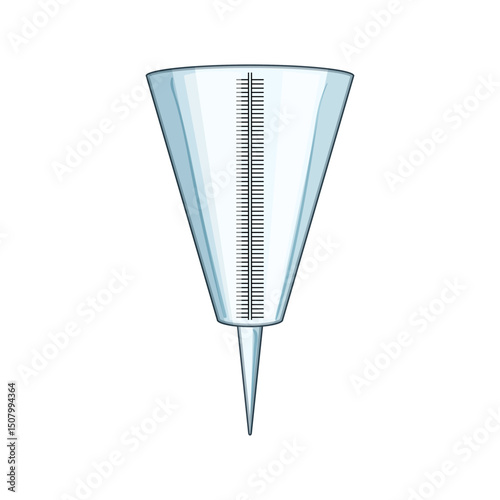 weather rain gauge cartoon vector illustration