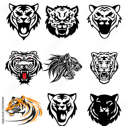 tiger vector image 2