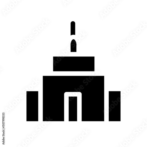 capitol glyph icon