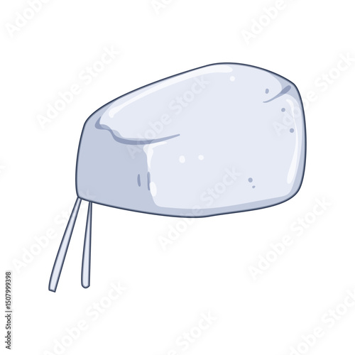 bouffant surgical cap cartoon vector illustration
