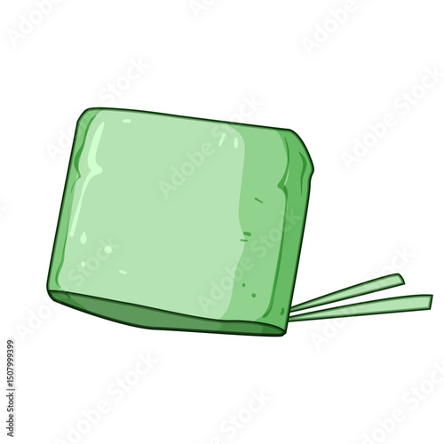 elastic surgical cap cartoon vector illustration