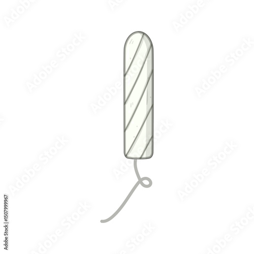 comfort tampon cartoon vector illustration