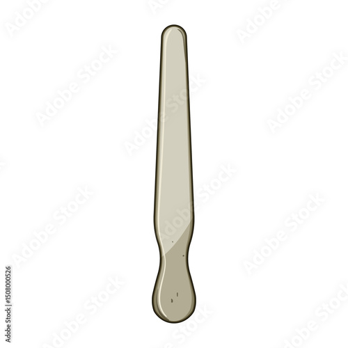 mist tongue depressor cartoon vector illustration
