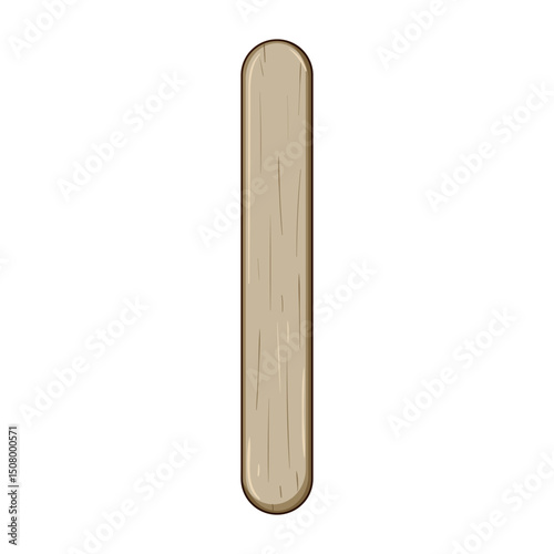 liquid tongue depressor cartoon vector illustration