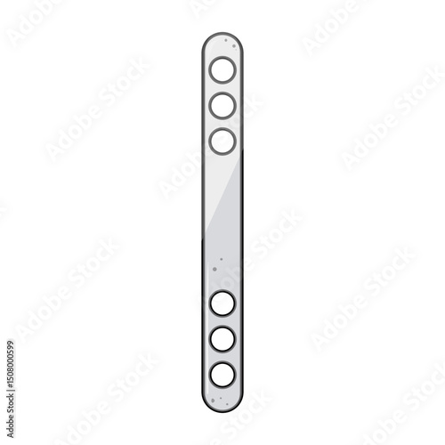 medicine tongue depressor cartoon vector illustration