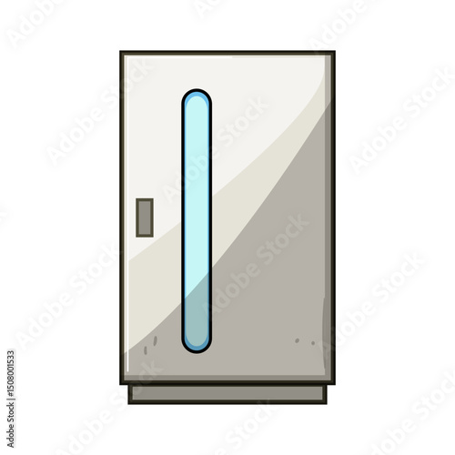 safety uv light sanitizer medical cartoon vector illustration
