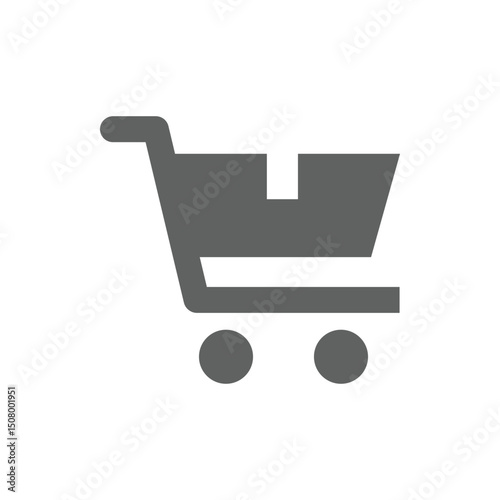 shopping cart or push cart icon
