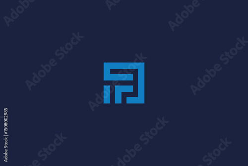letter f logo icon concept vector logo design template elements