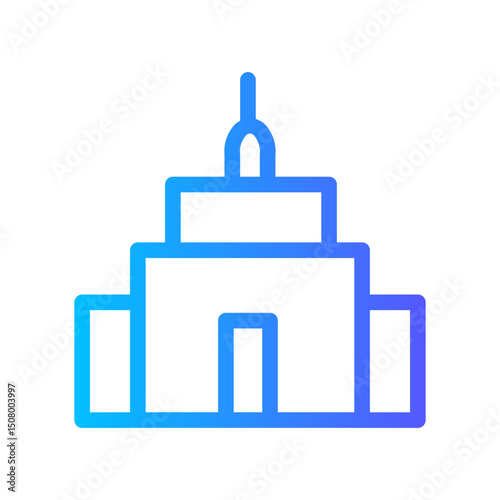 capitol gradient icon