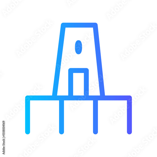 lighthouse gradient icon