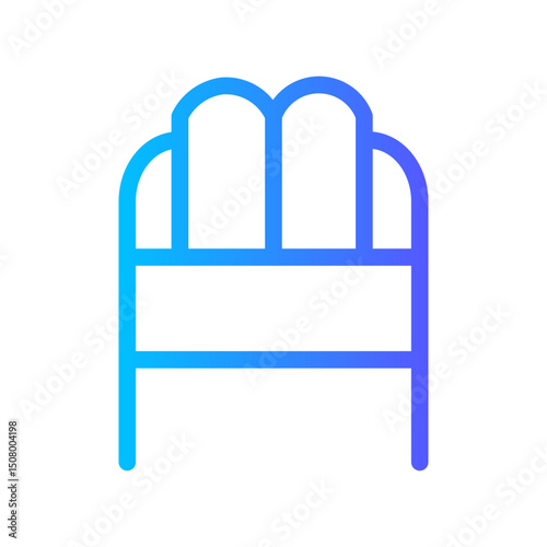 sofa gradient icon