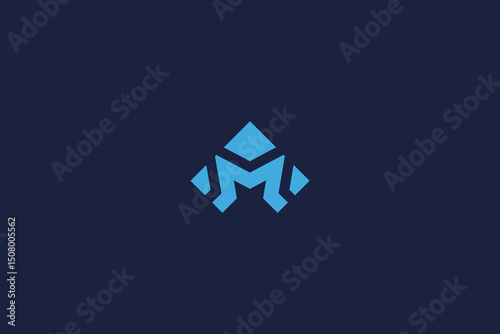letter m logo icon concept vector logo design template elements