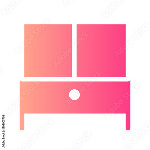 desk gradient icon