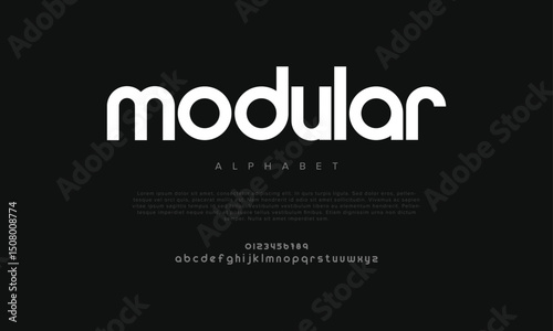 Clean rounded sans serif font with modern minimalism, perfect for tech, app design, and UI branding