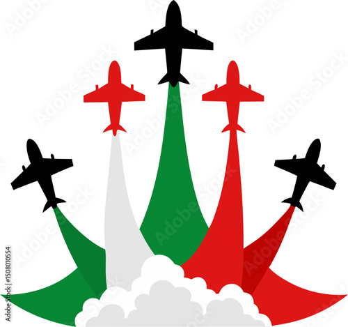 Italian Air Force Tricolor Jets