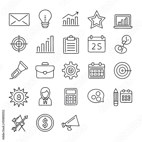 business and finance icons