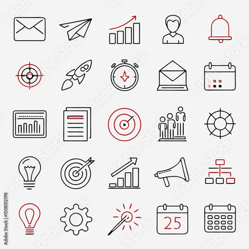 set of icons for web