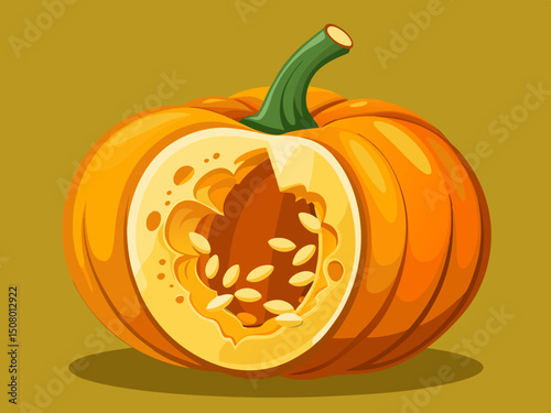 pumpkin illustration