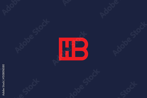 letter hb logo icon concept vector logo design template elements