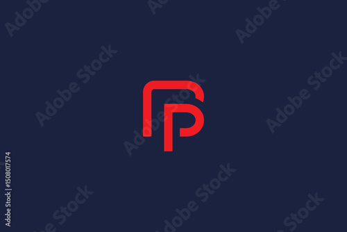 letter bp logo icon concept vector logo design template elements