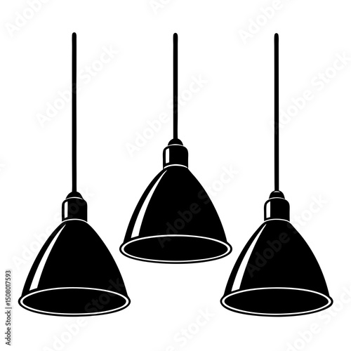 vector illustration of an old fashioned lamp