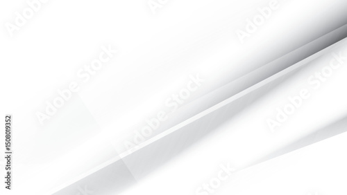 Abstract white and gray color, modern design stripes background with geometric shape. Vector illustration.