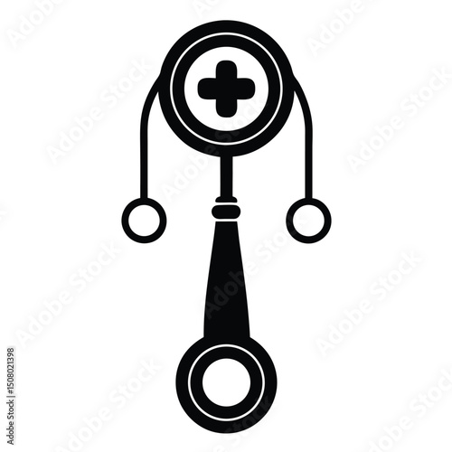 Couple love key to the heart concept, a feminine and masculine gender 3D vector design