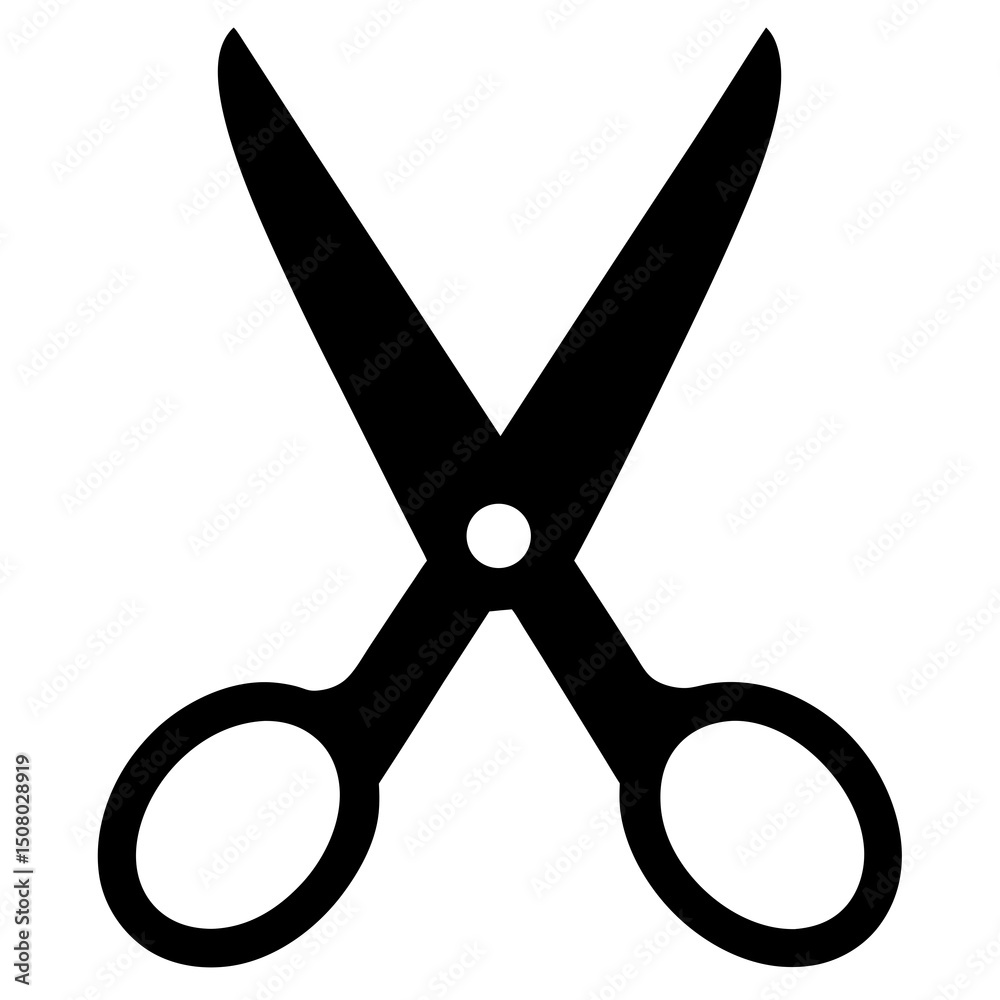 black scissors icon in minimalist silhouette style.svg black scissors icon in minimalist silhouette style.svg