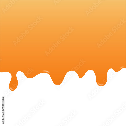 orange paint splash