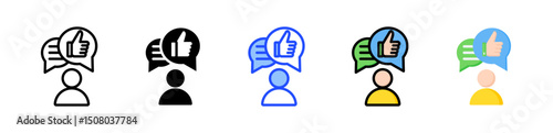 Feedback Icon Collection With Multiple Styles