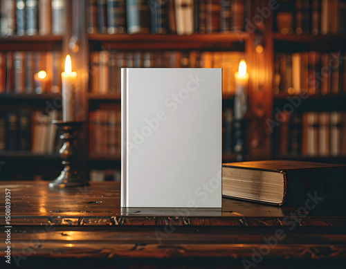 Haunted Library A Firefly Horror Novel Book Cover Mockup