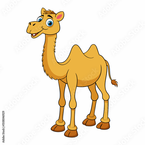 camel in the desert