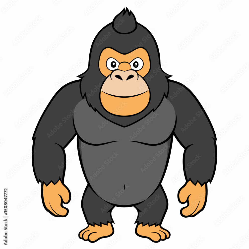 Naklejka premium cartoon, illustration, vector, monster, fat, character, animal, child, drawing, funny, halloween, fun, strong, woman, comic, old, boy, people
