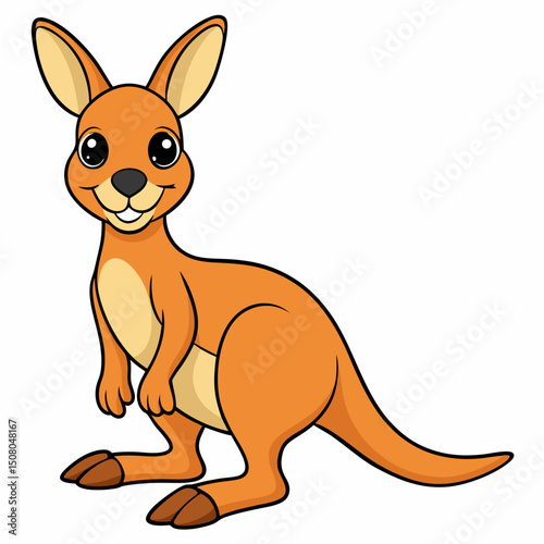 kangaroo with baby