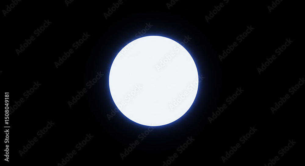 Glowing Orb Bright Light Circle Abstract Background Digital Art Neon Light Effect Glowing Orb Bright Light Circle Abstract Background Digital Art Neon Light Effect
