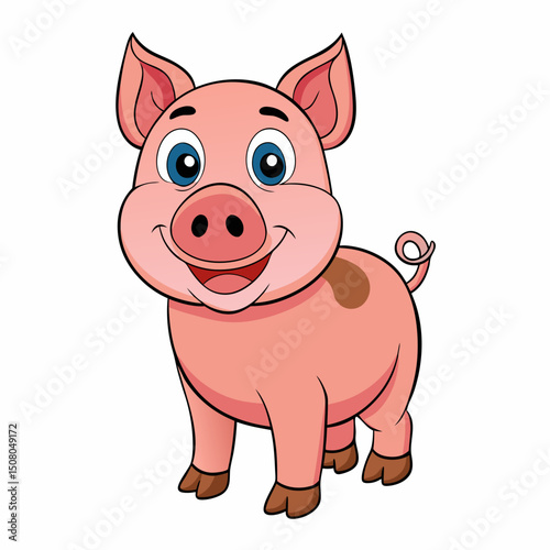 cartoon pig cartoon