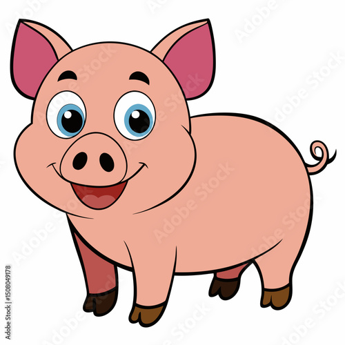 cartoon pig cartoon