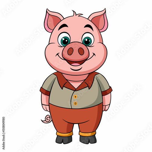 pig cartoon character