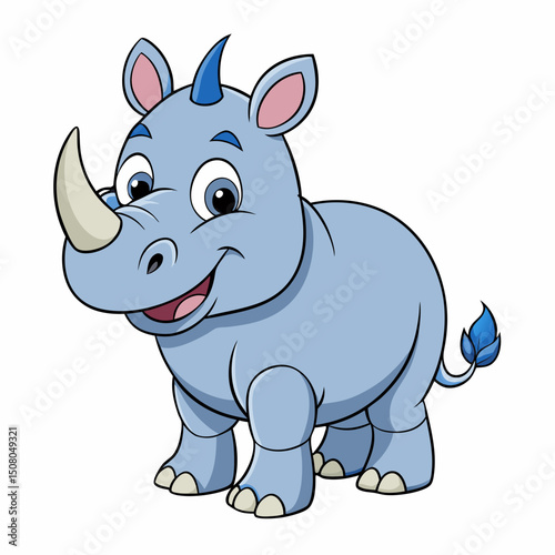 cartoon rhino cartoon , rhinoceros