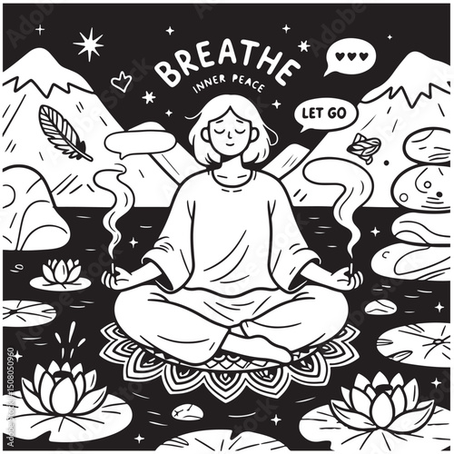 Meditation and Inner Peace Illustration 3