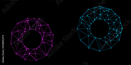 Global connection network background. World map. High-speed internet technology concept or fast wireless data transmission. modern internet network connection